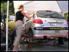 Dariusz Polonski Peugeot 206 XS hooldusalas. (28.06.2003) Kuba Podbilski