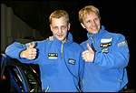 Mikko Hirvonen ja Petter Solberg. Foto: SWRT