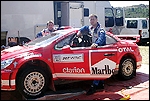 Daniel Carlsson testil. Foto: Peugeot Sport