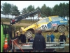 Alar Hunt võistlusauto pärast avariid Villu Teearu