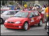 Andrus Laur - Kristo Kraag võistlusauto rallieelses kinnises pargis (20.08.2004) Villu Teearu