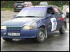 Alex Raadik - Marko Kruus (Opel Kadett) stardiootel. (11.10.2003) Villu Teearu