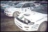 Võistlusautod Salmel kinnises pargis. (31.10.1997) Rando Aav