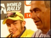 Valentino Rossi ja Corrado Provera pressikonverentsil Kais