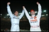 Jean Alesi ja Sebastien Loeb. (04.12.2004) Stade de France