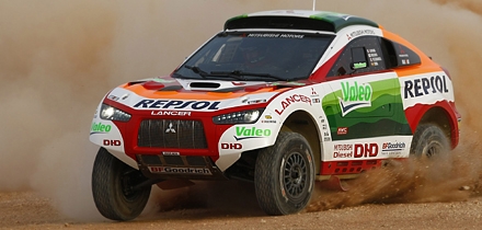 Mitsubishi Racing Lanceri test Marokos. Foto: Mitsubishi