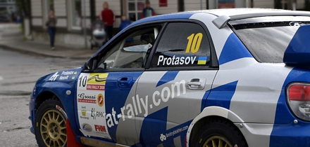 Ukraina rallimeister Juri Protasovi Subaru Impreza. Foto: Indrek Iho