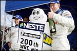 Markko Märtin - Michael Park tõid 2003. aastal Michelinile 200-nda võidu. Foto: AFP / Getty Images