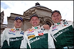 Fordi meeskonda siirdunud Toni Gardemeister, Armin Schwarz ja Jani Paasonen. Foto: Škoda