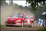 Marcus Grönholm - Timo Rautiainen Peugeot'l. Foto: Reporter Images