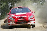 Marcus Grönholm - Timo Rautiainen Peugeot 307 WRC-l. Foto: Reporter Images