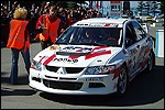 Ralli võitjad Boris Zimin - Jevgeni Živoglazov Mitsubishil. Foto: www.rally-parus.ru