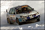 Aleksandr Želudov ja Andrei Rusov Subaru Imprezal. Foto: www.rallyrus.spb.ru