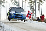 Petter Solberg - Philip Mills Subaru Imprezal. Foto: AFP / Scanpix