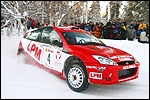 Janne Tuohino Ford Focus WRC-l. Foto: Pekka Aho